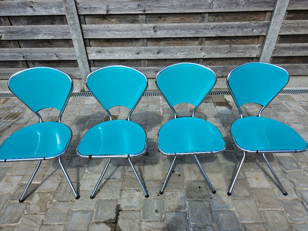 4 klapstoelen - ikea- Niels Gammelgaard, Ophalen, Gebruikt, Vier