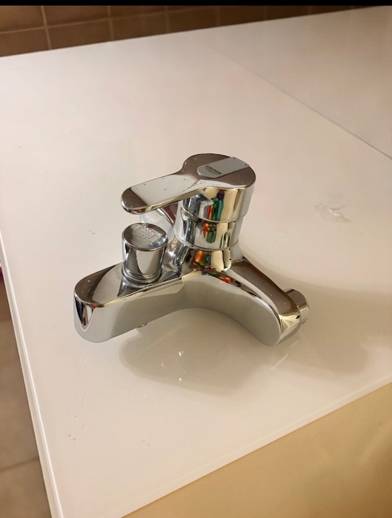Badkraan Grohe, Doe-het-zelf en Bouw, Ophalen of Verzenden, Gebruikt, Chroom, Kraan
