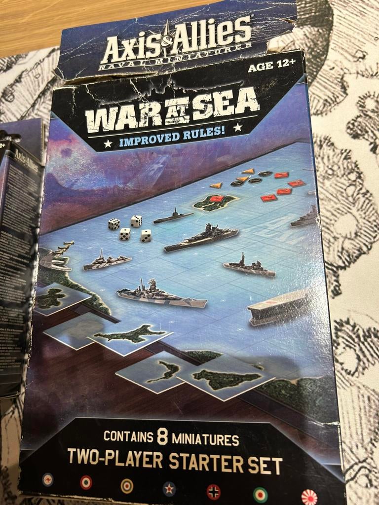 War at Sea | Kit démarrage pour 2 joueurs + booster scellé, Enlèvement ou Envoi, Comme neuf