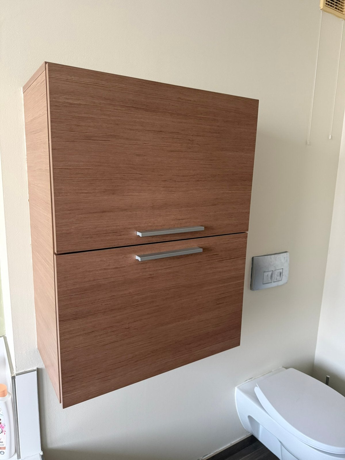 Armoire murale de rangement – bois brun – 2 portes, Enlèvement, Comme neuf