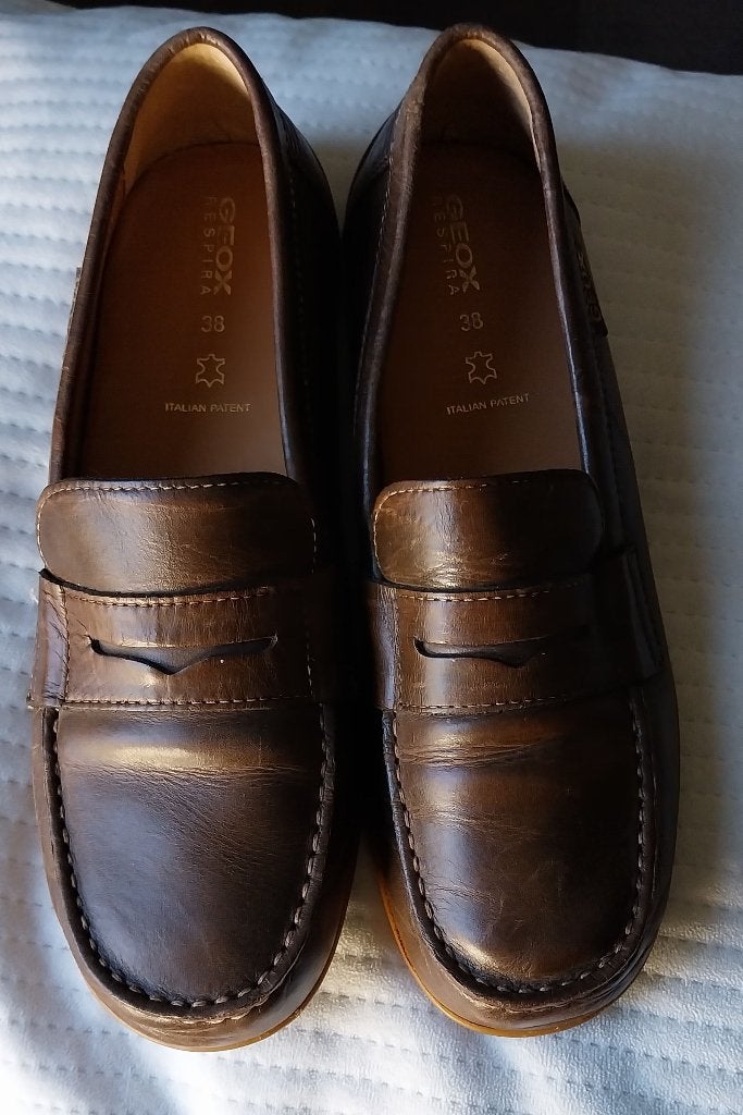 Mocassins Geox Respira voor Heren, Bruin, GEOX, Ophalen of Verzenden, Zo goed als nieuw
