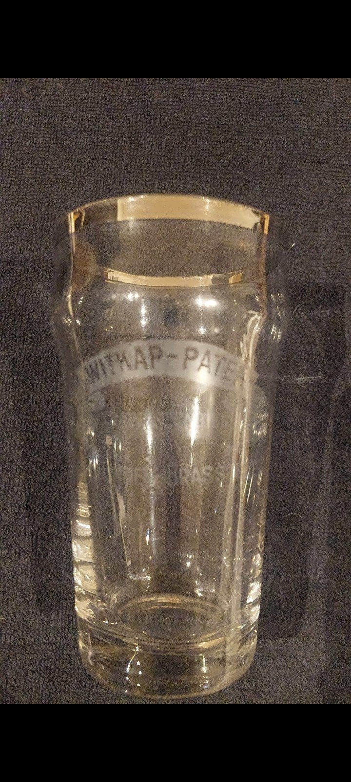 oud glas witkap brasschaat, Verzamelen, Ophalen