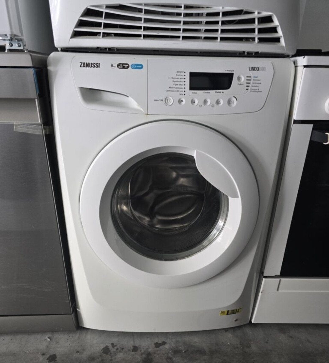 Zanussi wasmachine wit (eind september weg!), Electroménager, 6 à 8 kg, 85 à 90 cm, Programme court, Chargeur frontal
