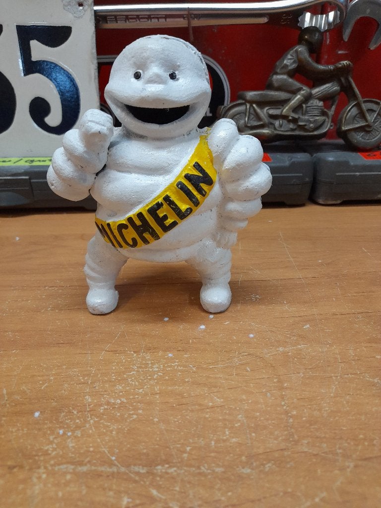 ancien bibendum michelin en fonte, Envoi, Utilisé, Autres types