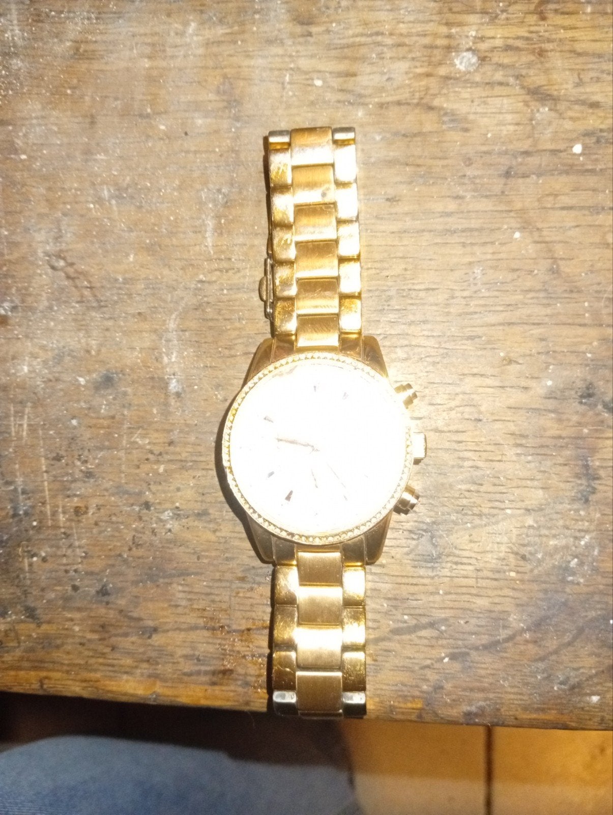 Michael Kors polshorloge goud, Handtassen en Accessoires, Horloges | Dames, Gebruikt, Polshorloge, Goud, Goud