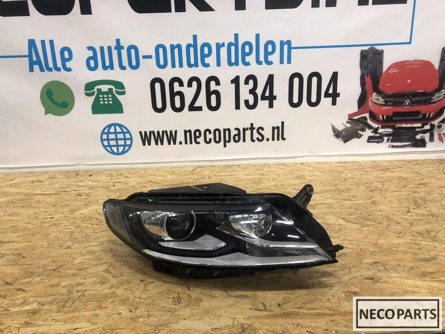 VW PASSAT CC XENON KOPLAMP RECHTS 3C8941032A COMPLEET, Volkswagen, -, Utilisé, -