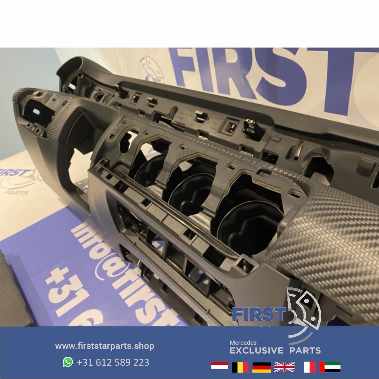 W177 DASHBOARD + AIRBAG SET ZWART Mercedes A KLASSE 2018-202, Utilisé, -, -, Enlèvement ou Envoi
