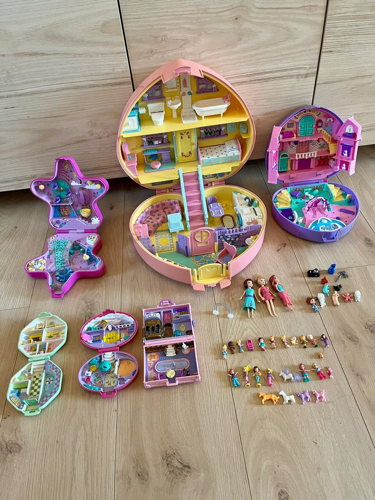 Lot polly pocket en lucy locket, Ophalen of Verzenden, Zo goed als nieuw