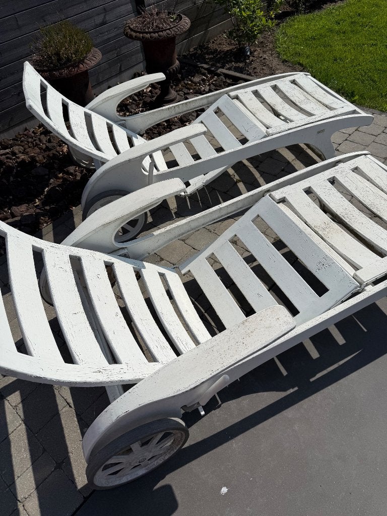 Tuin ligstoelen, Ophalen, Gebruikt, Verstelbaar