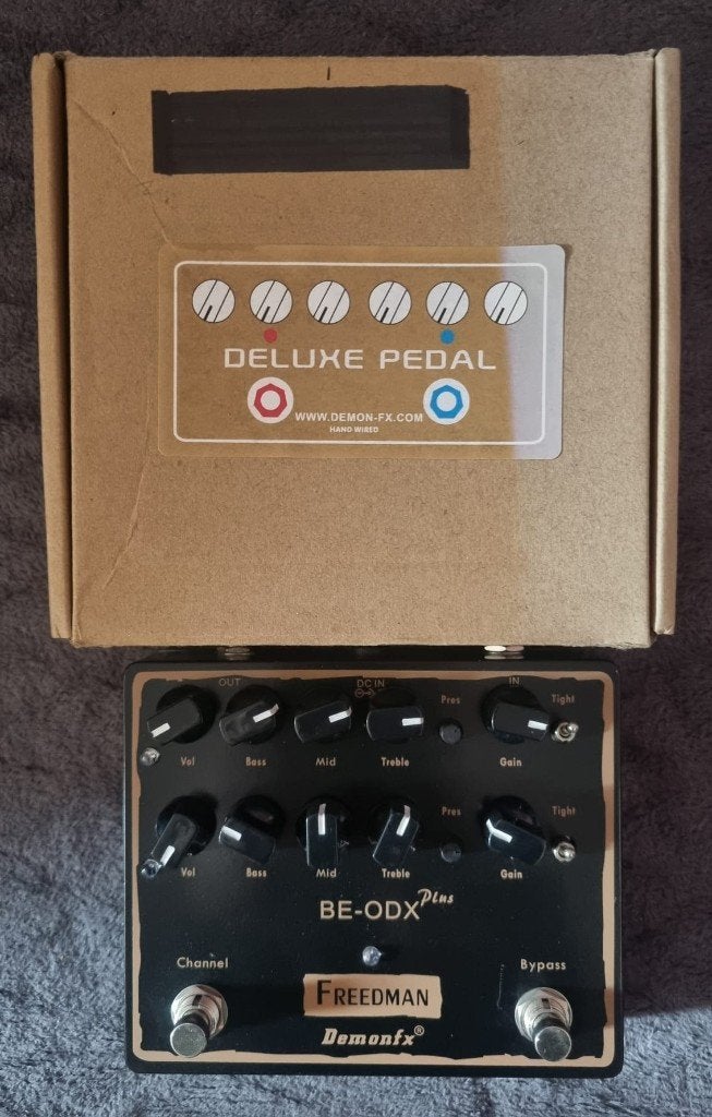 Demonfx Freedman Be-Odx Plus, Musique & Instruments, Effets, Utilisé, Distortion, Overdrive ou Fuzz, Enlèvement ou Envoi