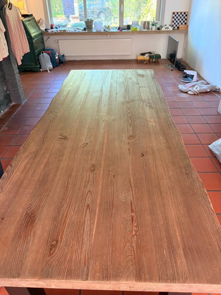 Eetafel te verkopen 240x110 cm, Huis en Inrichting, Tafels | Eettafels, Ophalen, Zo goed als nieuw