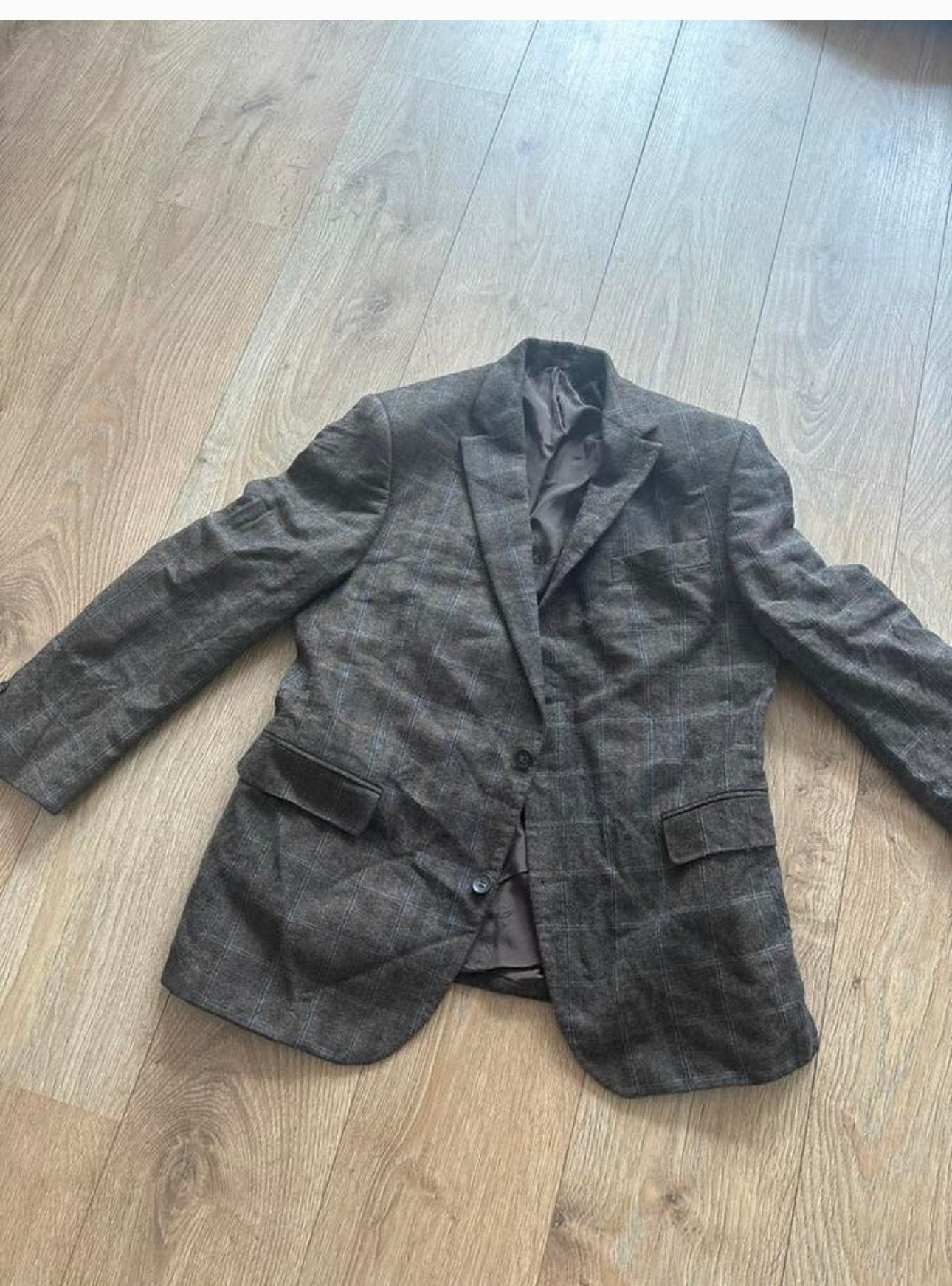 Carl Gross Tobias SS luxe colbert maat L, Ophalen of Verzenden, Zo goed als nieuw, Maat 38/40 (M), Bruin