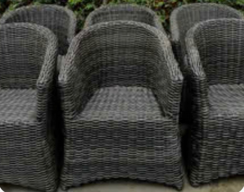 Tuinstoelen 6 stuks, Tuin en Terras, Ophalen, Zo goed als nieuw, Overige materialen