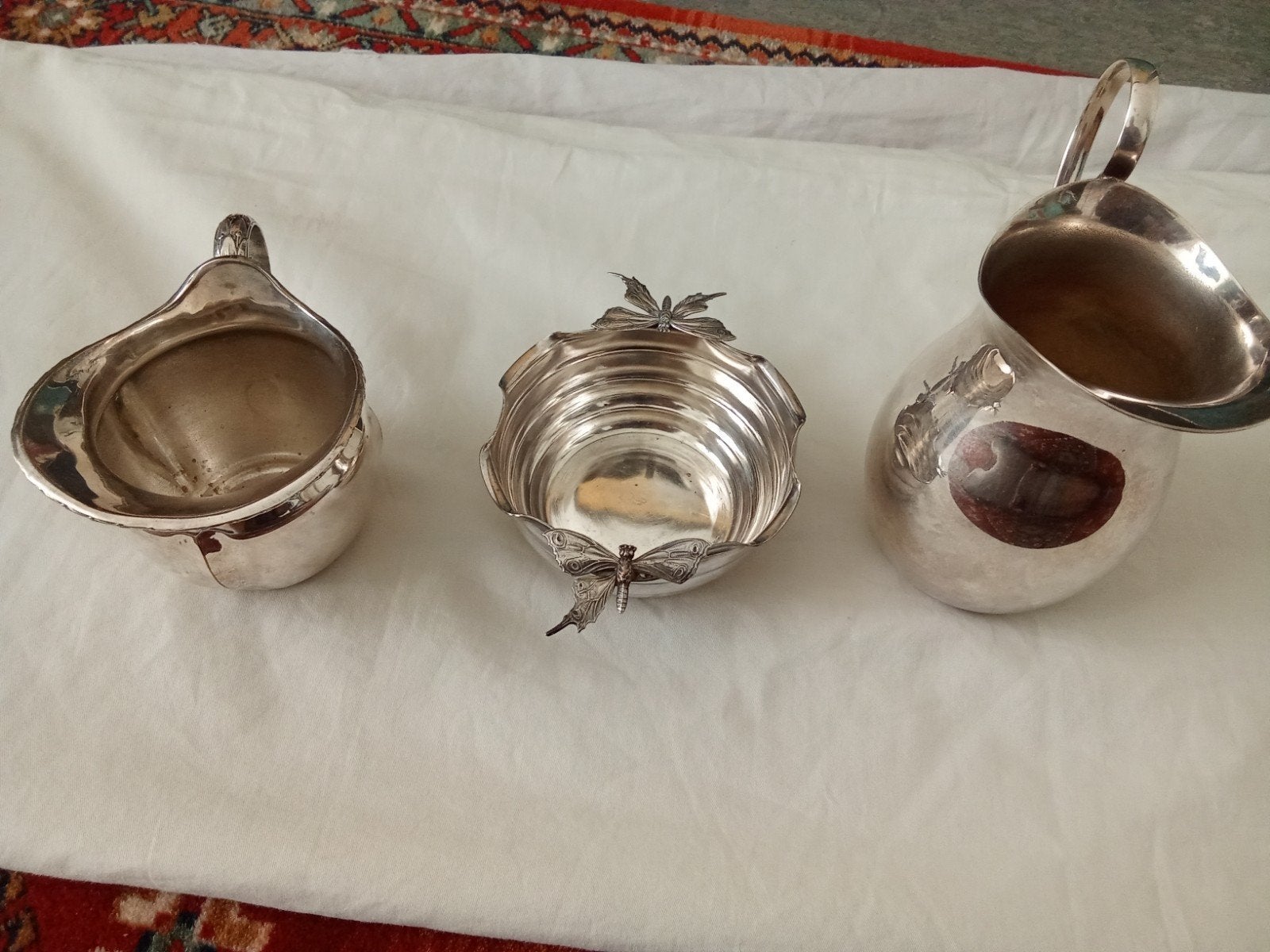 Antieke zilveren kannen, Antiek en Kunst, Ophalen of Verzenden