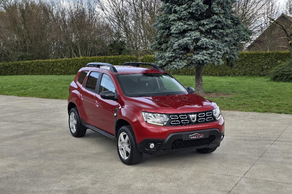 Dacia Duster 1.0i Essence ** LED - Airco - Navi ** GAR 12M, Rouge, Achat, Euro 6, Entreprise