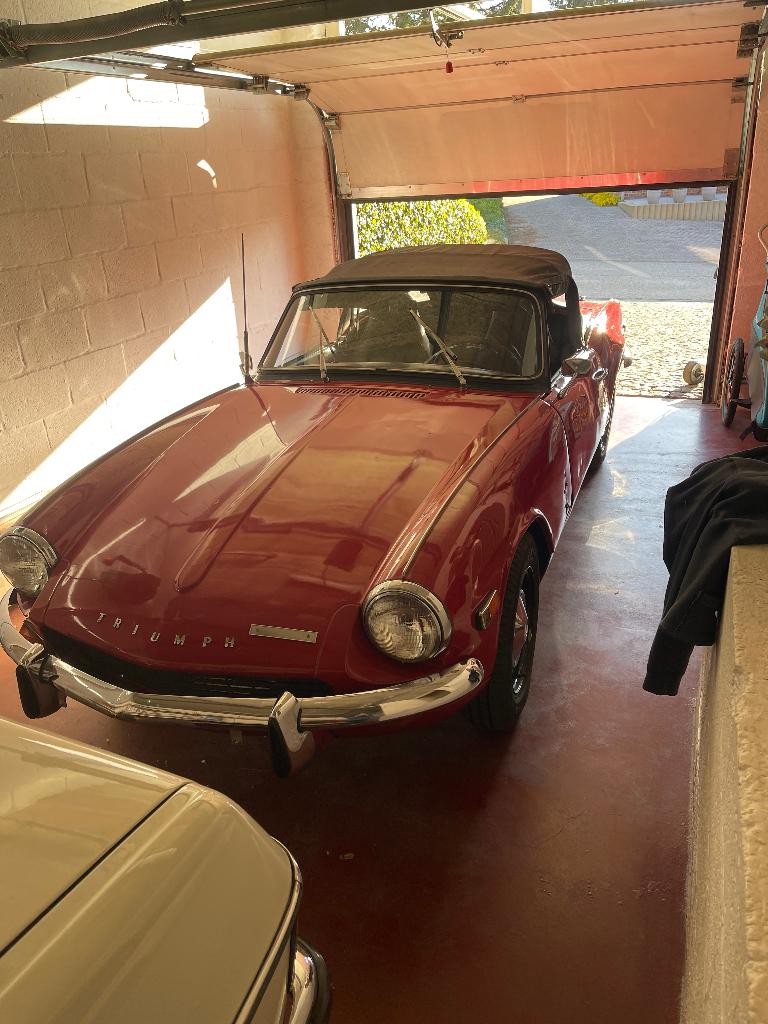 Triumph Spitfire mk3 1970, Auto's, Triumph, Zwart, Particulier, Spitfire, Rood