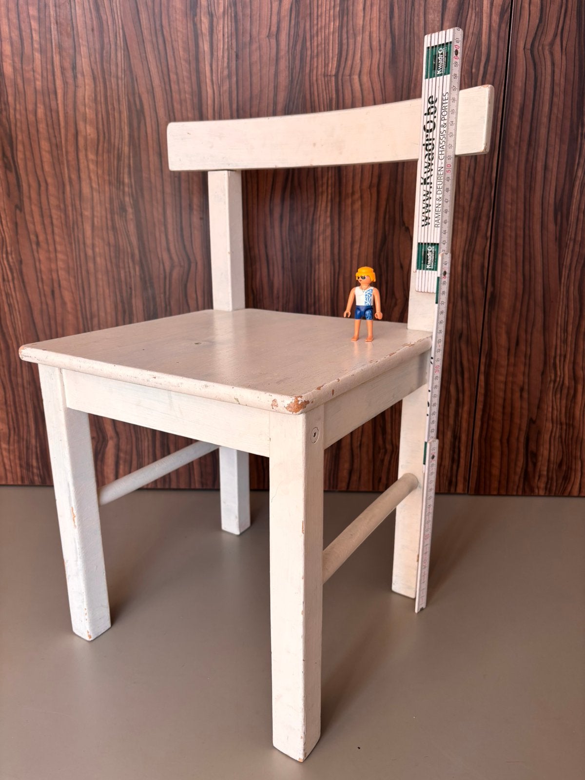 Petite chaise enfant h34 cm solide en bois (à repeindre), Enlèvement, Utilisé, Autres types