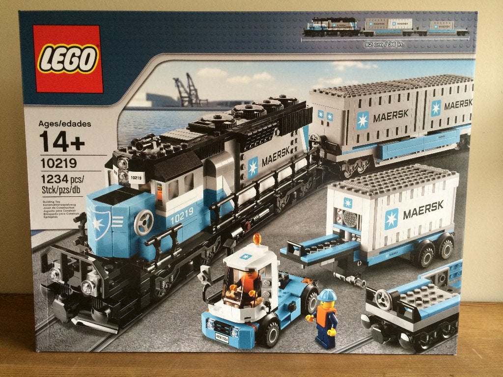 LEGO 10219 maersk trein, Kinderen en Baby's, Lego, Nieuw, Ophalen of Verzenden, Compleet