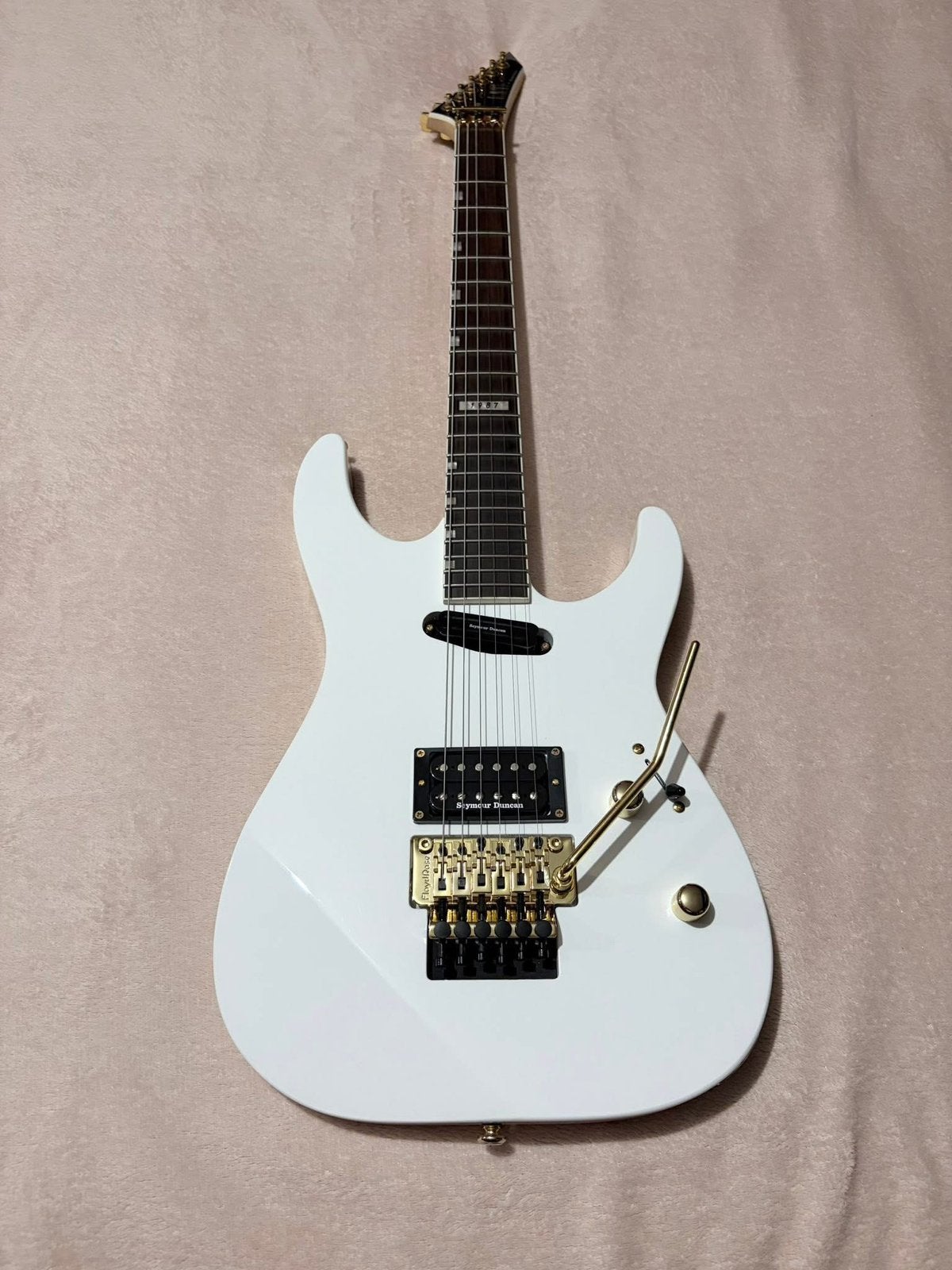 ESP LTD Mirage Deluxe Reissue 1987 Snow White, Enlèvement, Comme neuf, Solid body, Autres marques