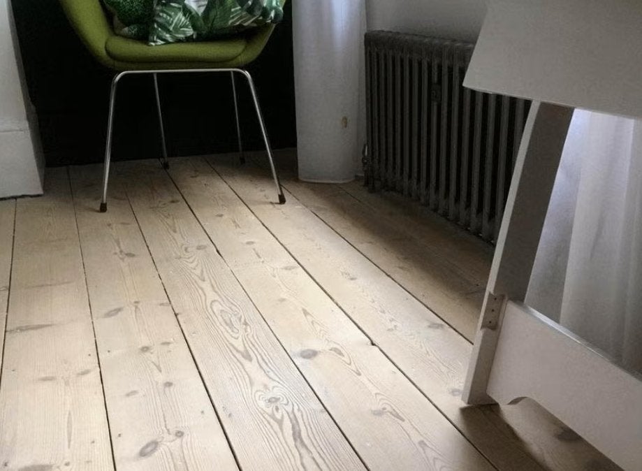 ANTIEK VEROUDERDE GRENEN VLOER KANT//KLAAR GRIJS GEOLIED, Antiek en Kunst, Ophalen