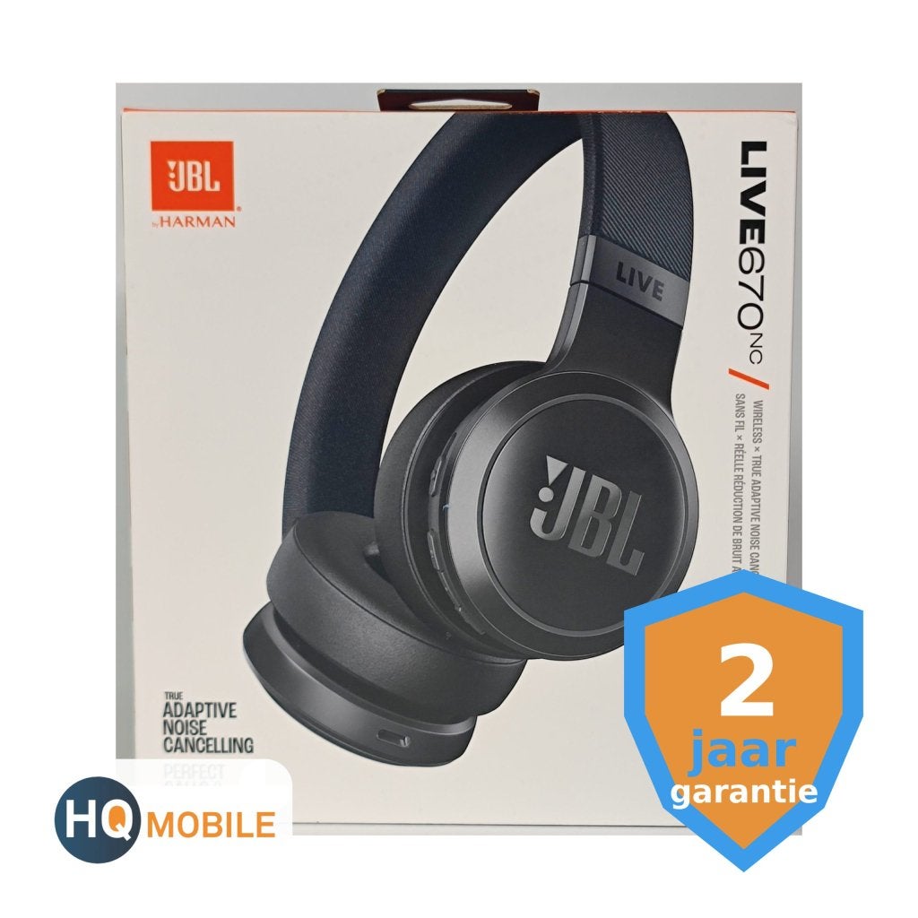 JBL Live 670NC Draadloze on-ear koptelefoon - Zwart | Nieuw, TV, Hi-fi & Vidéo, Casques audio, Niet ingevuld, Niet ingevuld, Niet ingevuld