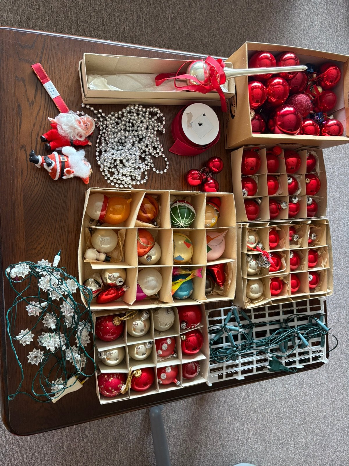 Vintage kerstversiering, Ophalen, Gebruikt