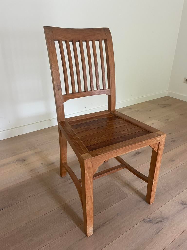 Chaises d’intérieur en teck massif, Maison & Meubles, Chaises, Warm stijlvol interieur, Comme neuf, Brun, Enlèvement