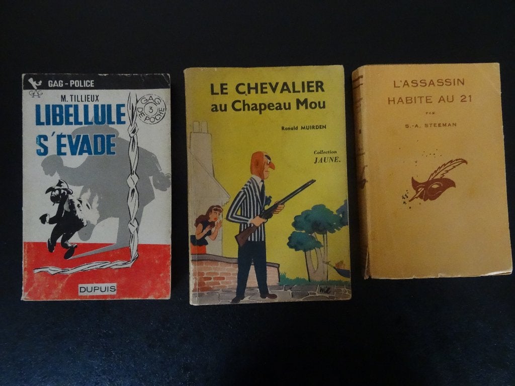 Romans de poche : Tillieux - Will - Steeman, Gelezen, Tillieux et Piroton, Ophalen of Verzenden, Meerdere stripboeken