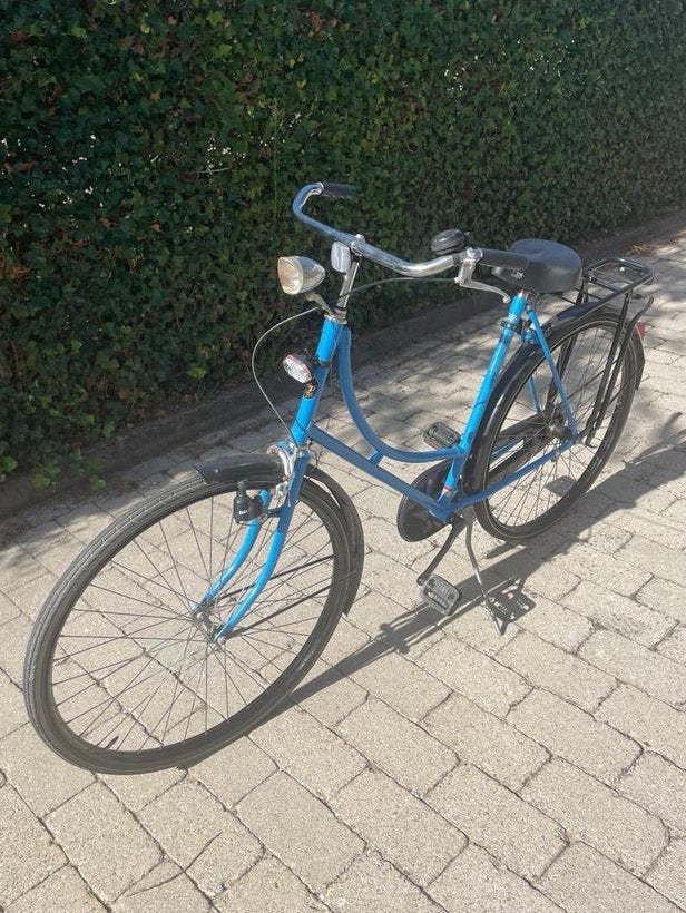 Stadsfiets dames, Fietsen en Brommers, Ophalen, Zo goed als nieuw, Terugtraprem