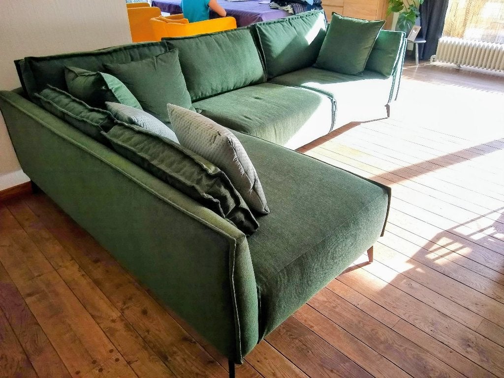 stoffen zetel, 75 à 100 cm, 250 à 300 cm, Banc d'angle, Quatre personnes ou plus