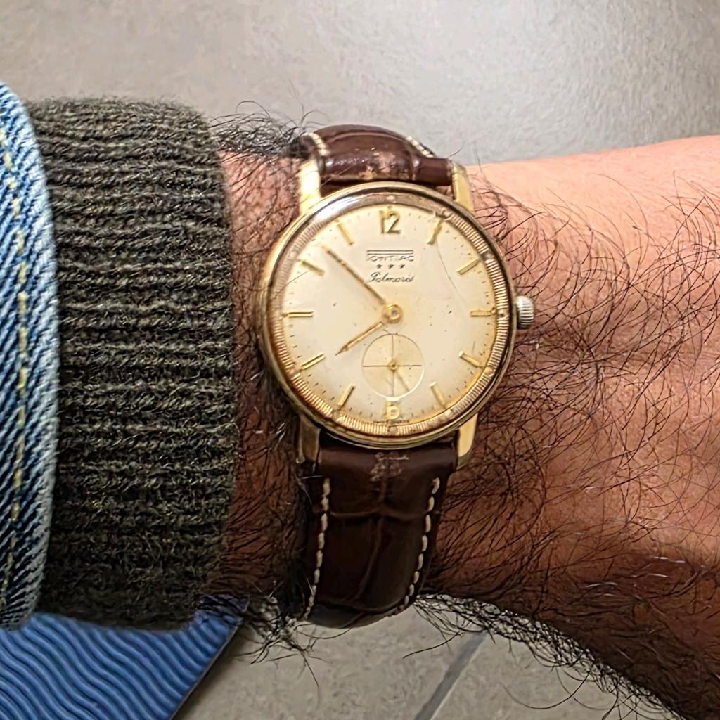Montre Vintage PONTIAC *** 3 Sterren - Mechanische / Mécaniq, Ophalen