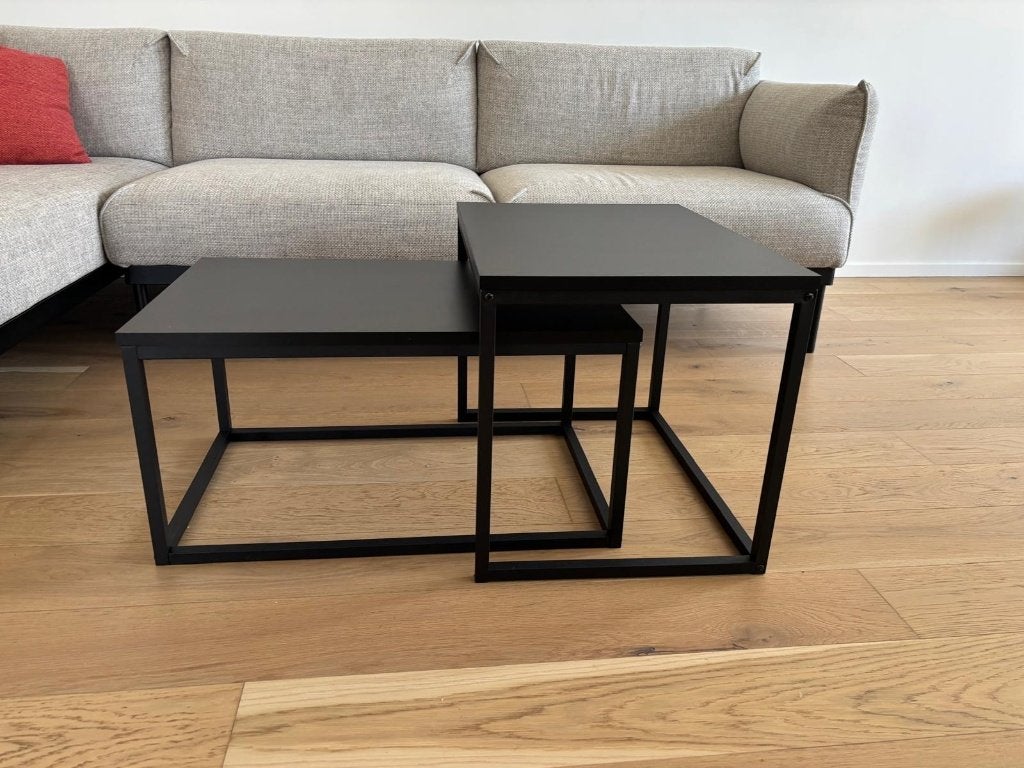 Design salon tafel, Maison & Meubles, Tables | Tables de salon, 50 à 100 cm, Comme neuf, Enlèvement, 50 à 100 cm