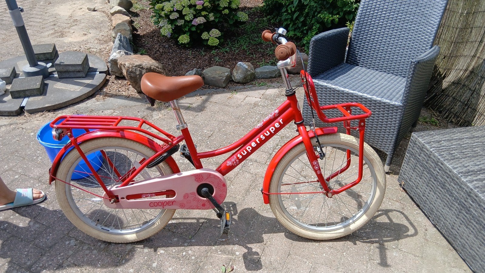 Meisjesfiets +/- 6-9jaar, Fietsen en Brommers, Ophalen