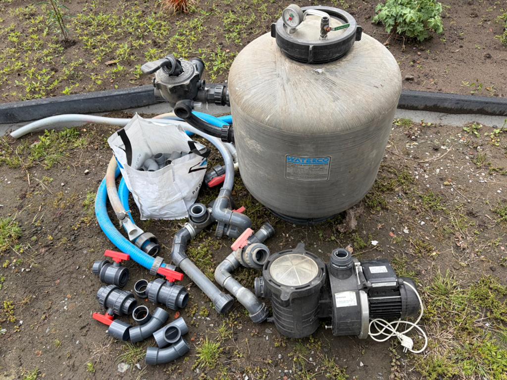 Complete Zwembad Filterset (Pentair & Waterco) – 60m³, Tuin en Terras, Ophalen, Gebruikt