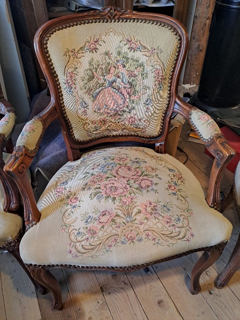 6 chaises 1 fauteil louis xv, Enlèvement