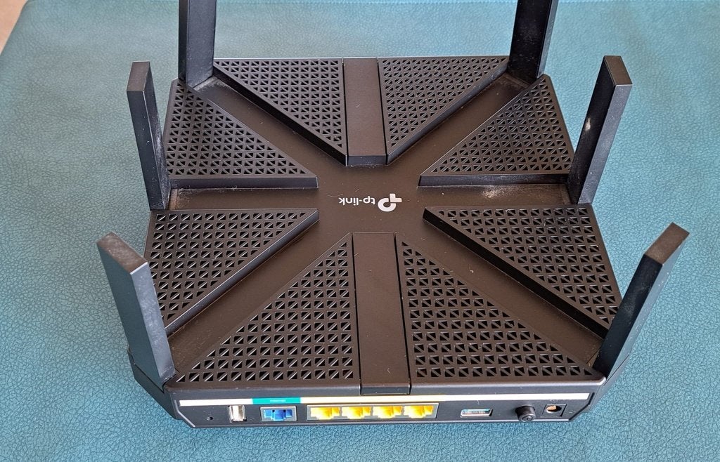 Super Wifi Router Tri Bound TP-Link Archer C5400, Computers en Software, Routers en Modems, Ophalen, Zo goed als nieuw, Router
