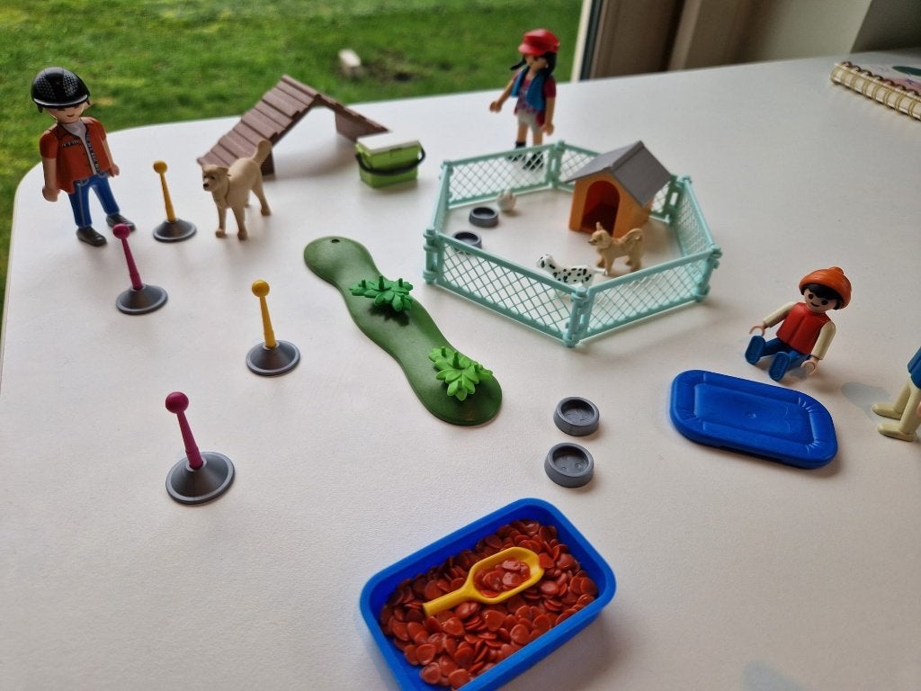 playmobiel  hondentraining, Ophalen, Zo goed als nieuw