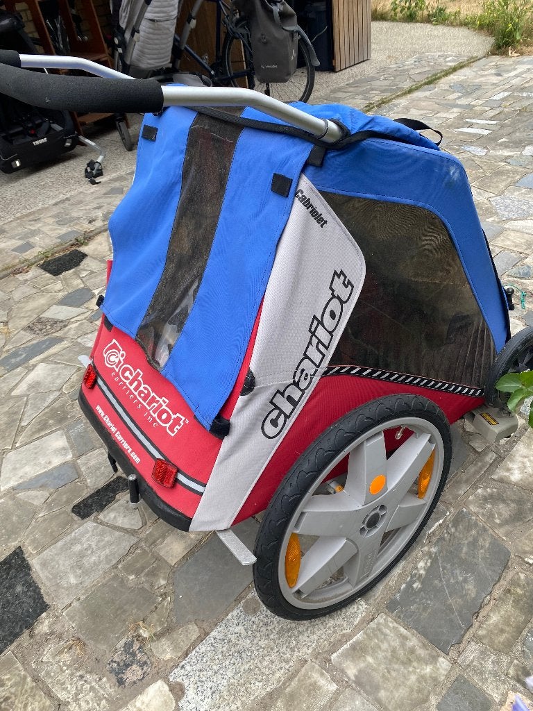 Fietskar Chariot cabriolet retro, Ophalen, Gebruikt, Kinderkar, Thule / Chariot