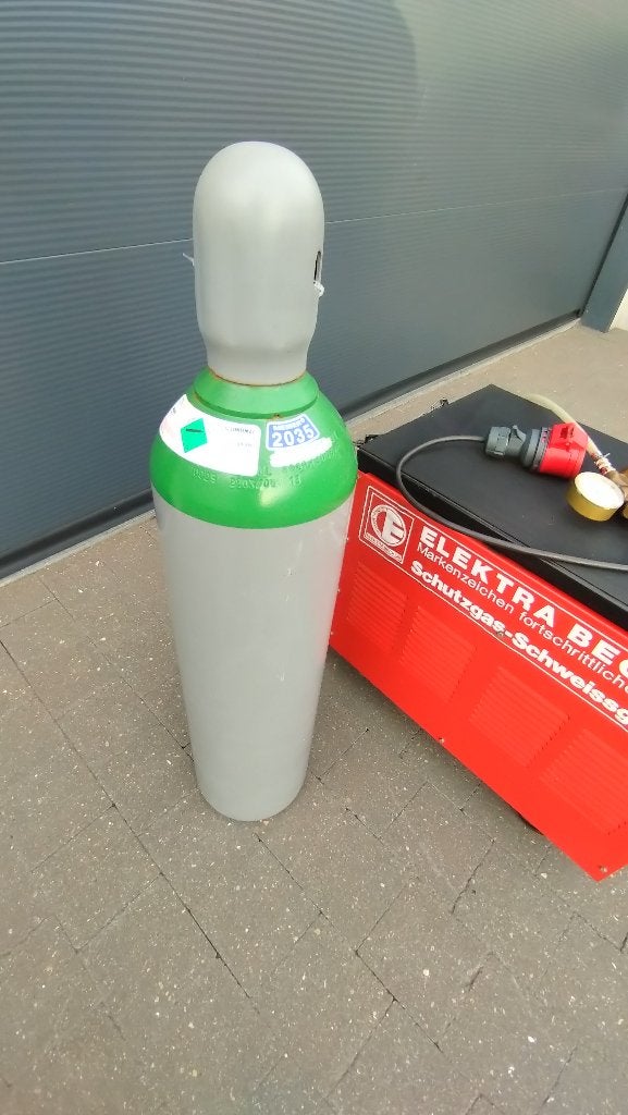 fles argon contimac, Enlèvement