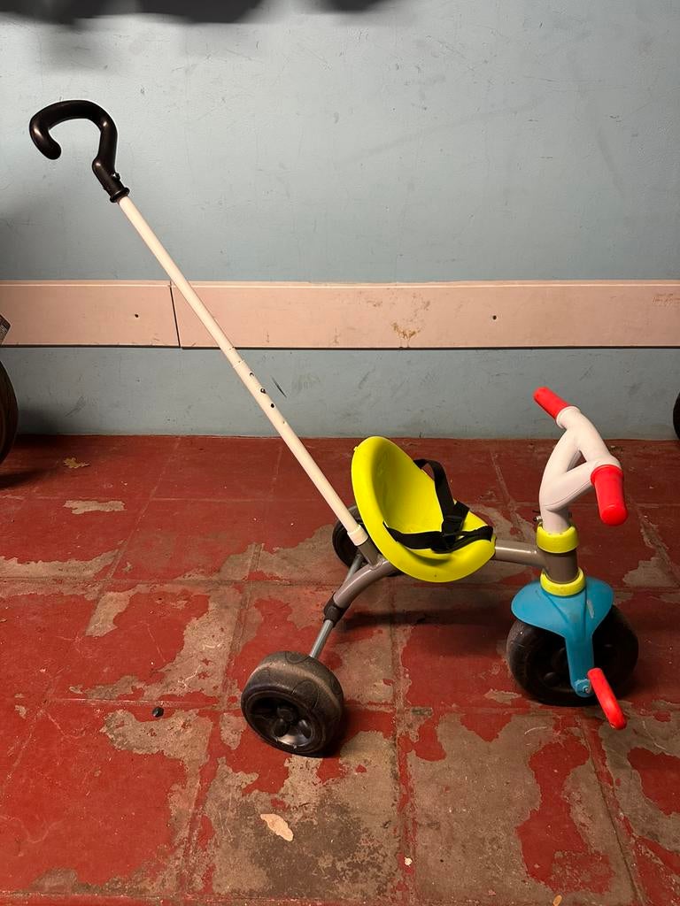 Smoby 3 wieler, Fietsen en Brommers, Fietsen | Driewielers, Ophalen, Gebruikt, Duwstang