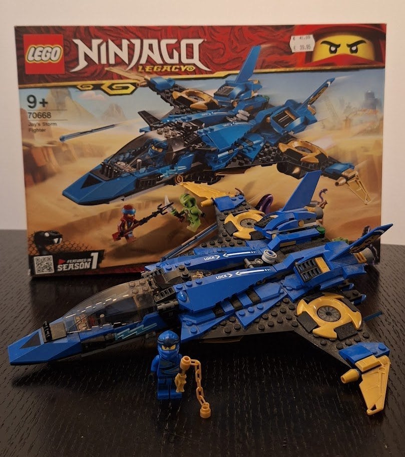 ninjago jay's storm fighter, Lego, Ensemble complet, Comme neuf, Enlèvement