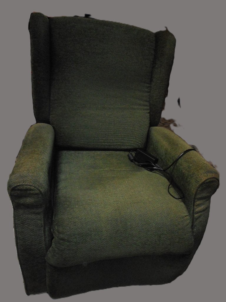 Relax zetel groen stof, Huis en Inrichting, Ophalen, Gebruikt, Stof