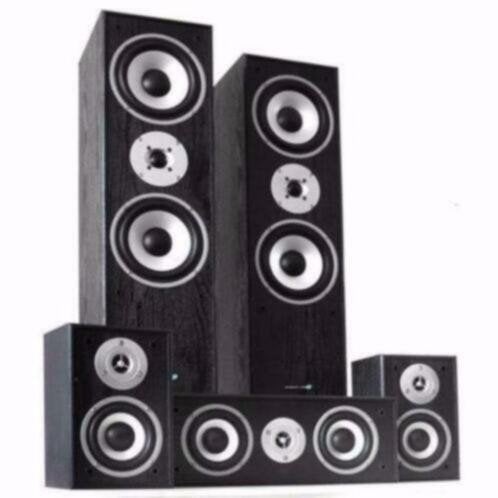 Surround speaker Set Zwart, Audio, Tv en Foto, Luidsprekerboxen, Ophalen of Verzenden, Nieuw, Overige merken