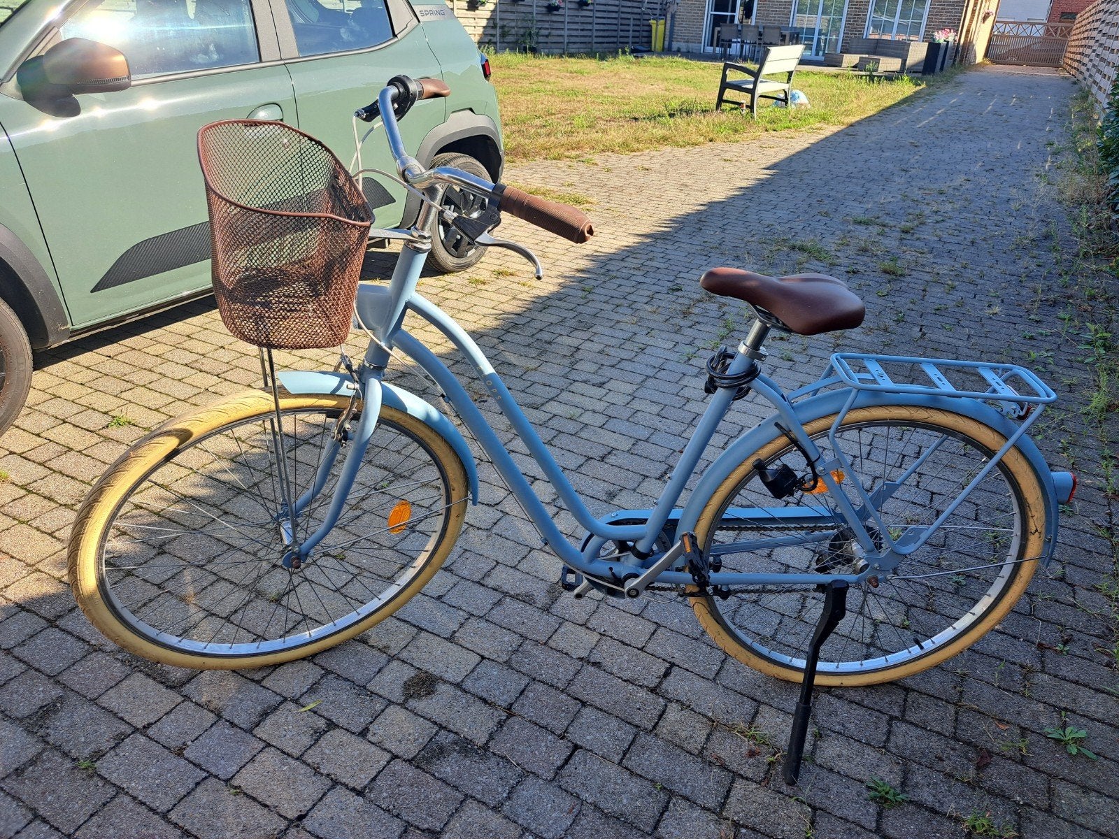ELOPS 520 stadsfiets – lichtblauw - zeer goede staat, Fietsen en Brommers, Ophalen, Zo goed als nieuw, Overige merken, Versnellingen