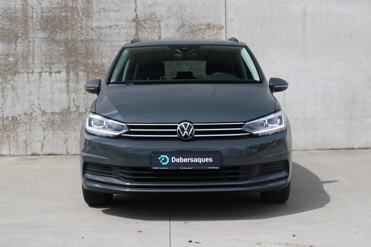 Volkswagen Touran 1.5 TSI DSG / 7ZIT / APP / PSENS +CAM, Monovolume, 1498 cc, Zwart, 4 cilinders