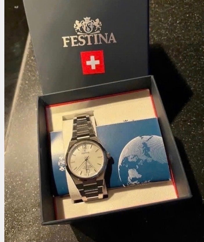 Festina zilveren Dameshorloge, Enlèvement, Argent, Acier, Neuf