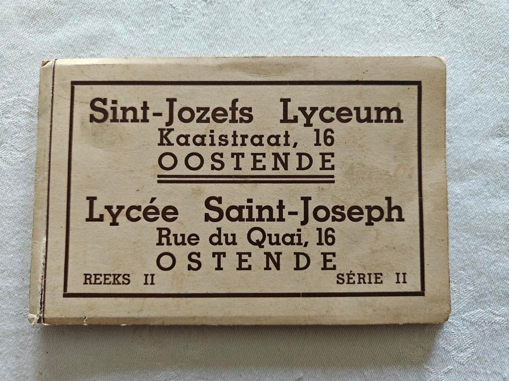 Carnet de cartes postales ancien « Sint-Jozefs Lyceum Oosten, Collections, Enlèvement ou Envoi
