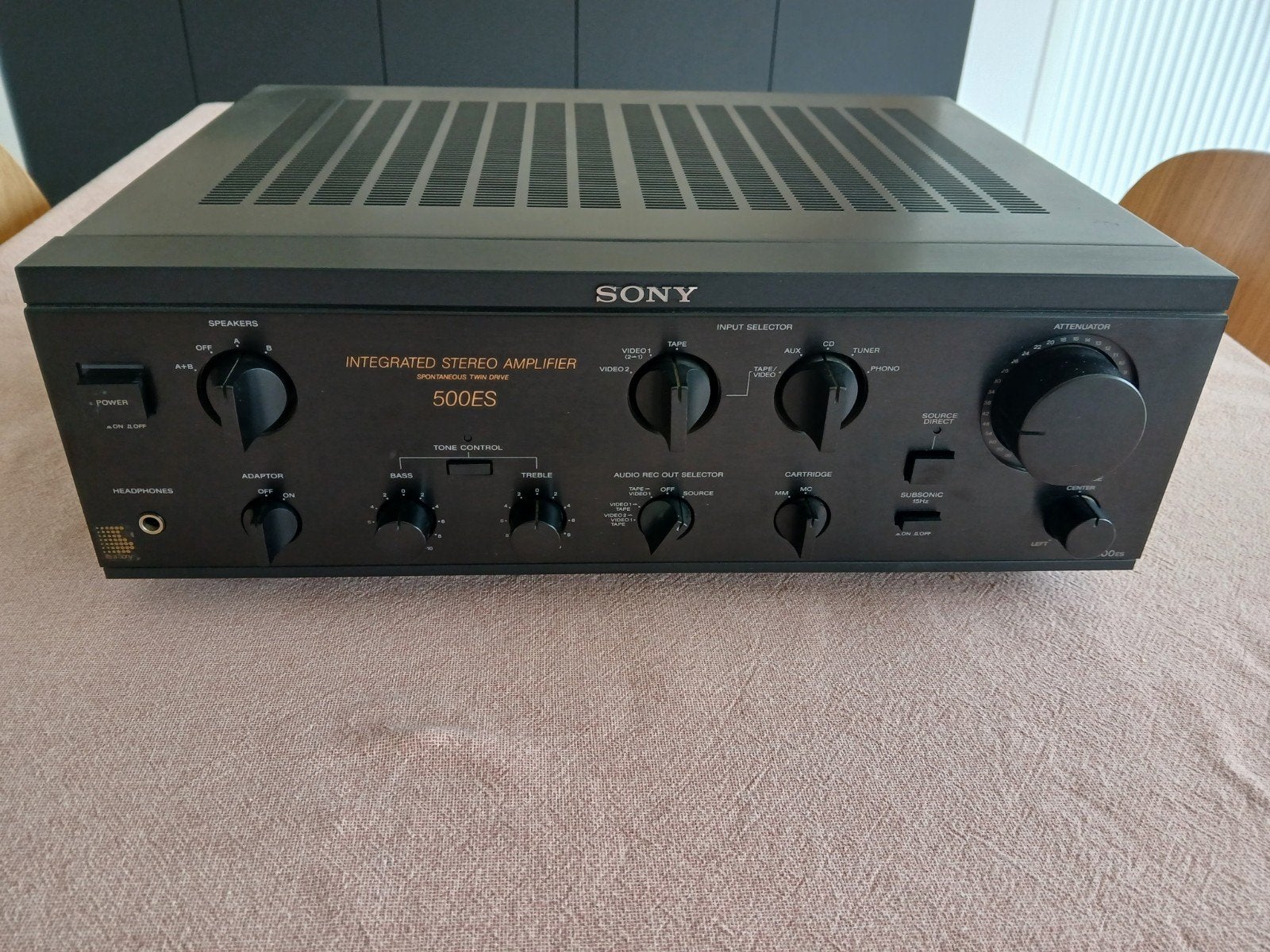 SONY TA-F500ES, Audio, Tv en Foto, Versterkers en Ontvangers, Ophalen, Zo goed als nieuw, 60 tot 120 watt, Sony