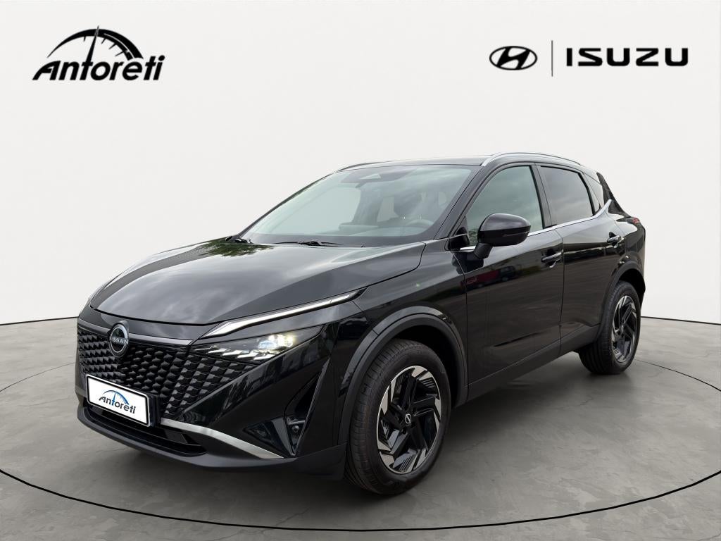 Nissan Qashqai 1.3 DIG-T MHEV N-Connecta PLUS Xtronic, 4 cilinders, Leder en Stof, Zwart, https://public.car-pass.be/vhr/1d436390-c420-47f4-a7cb-0af7edb1767b