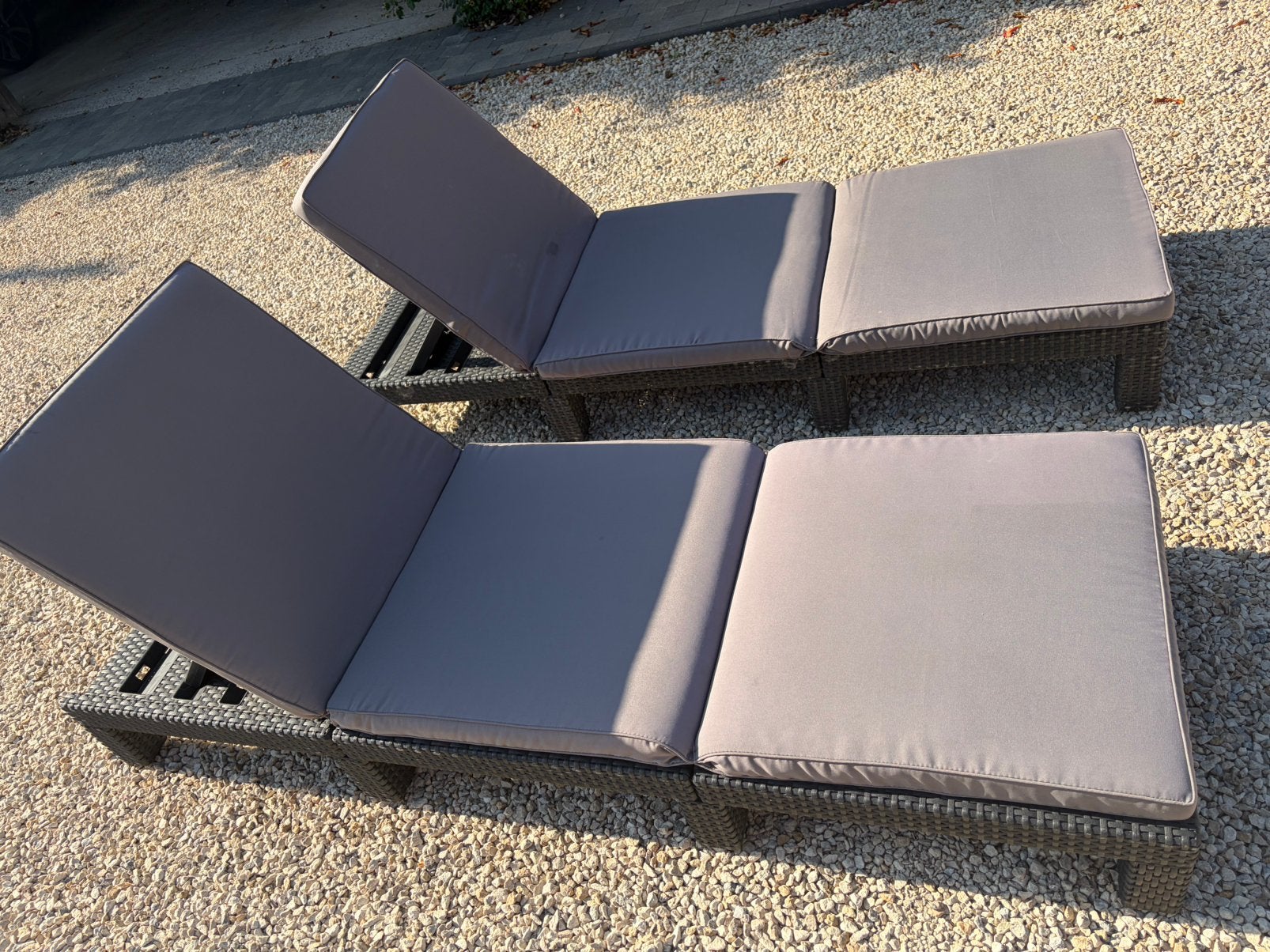 2 ligbedden Allibert Daytona, Tuin en Terras, Ophalen, Gebruikt